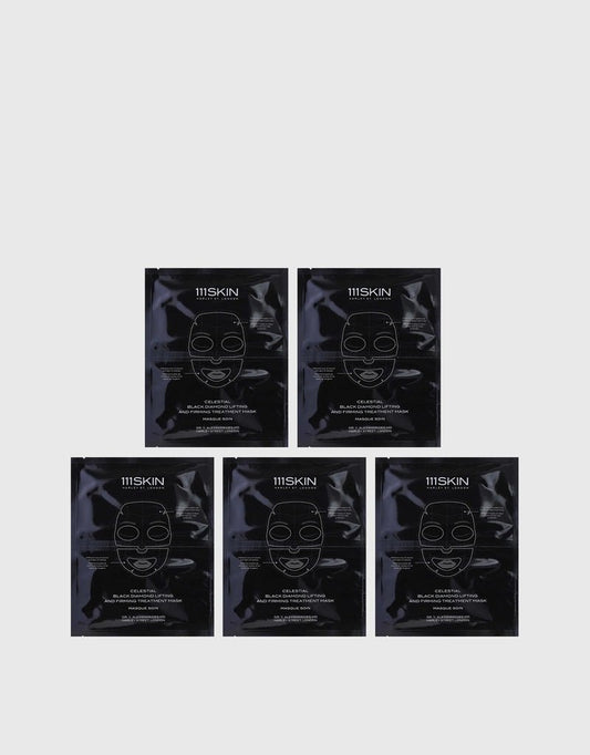 111SKIN Celestial Black Diamond Lifting and Firming Treatment Mask 黑鑽提升緊致面膜 5片 - La Fée Beauty
