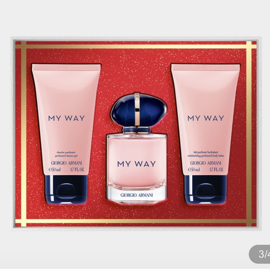 GIORGIO ARMANI My way 我行我路三件套 (香水50ml+身體乳50ml+沐浴露50ml)