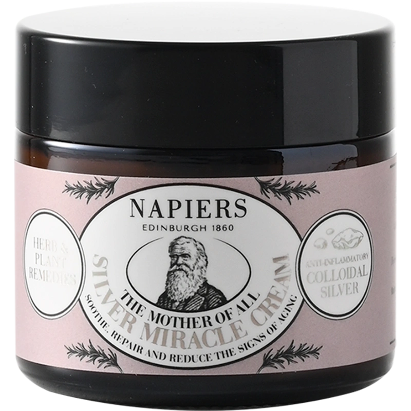 英國 Napiers SILVER MIRACLE CREAM微銀舒敏安心面霜60ml 修復油敏痘肌