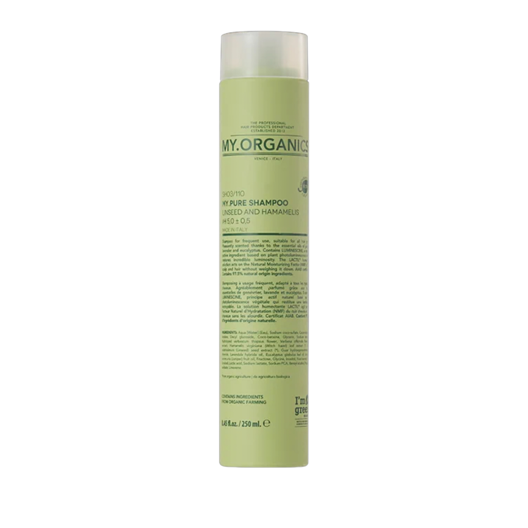 My Organics 有機純淨洗髮露 MY.PURE SHAMPOO LINSEED AND HAMAMELIS 250ML