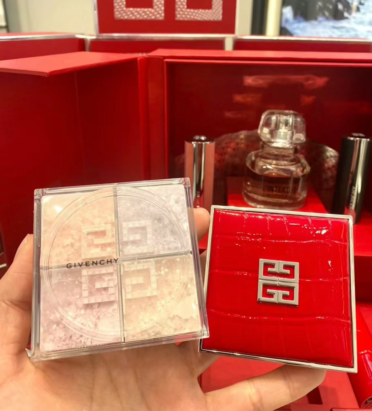 Givenchy 紀梵希 2024新年限定 紅格紋散粉#N°13 Pastel Celebration