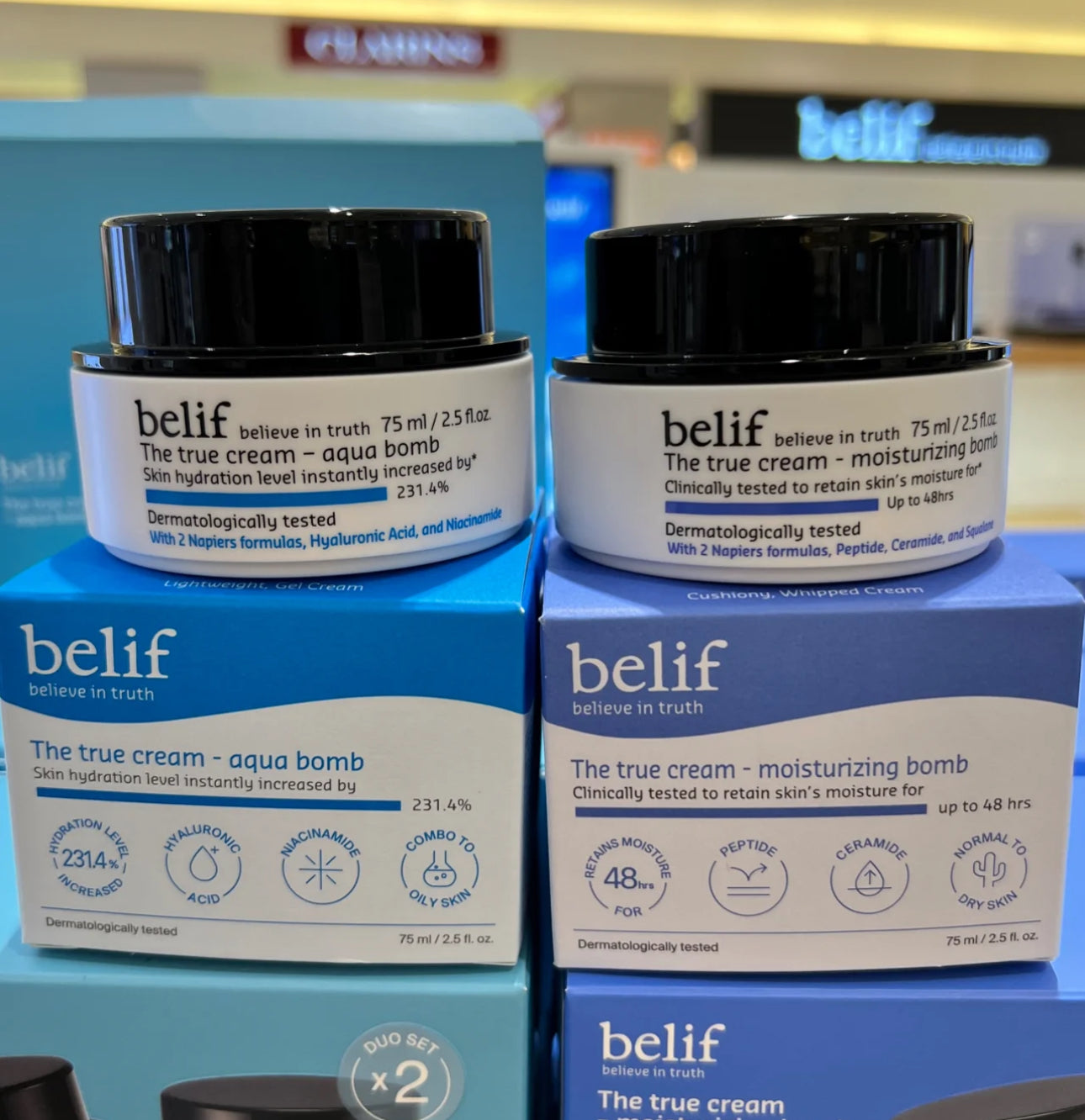 Belief 斗篷草注水啫喱炸彈霜
The true cream - aqua bomb