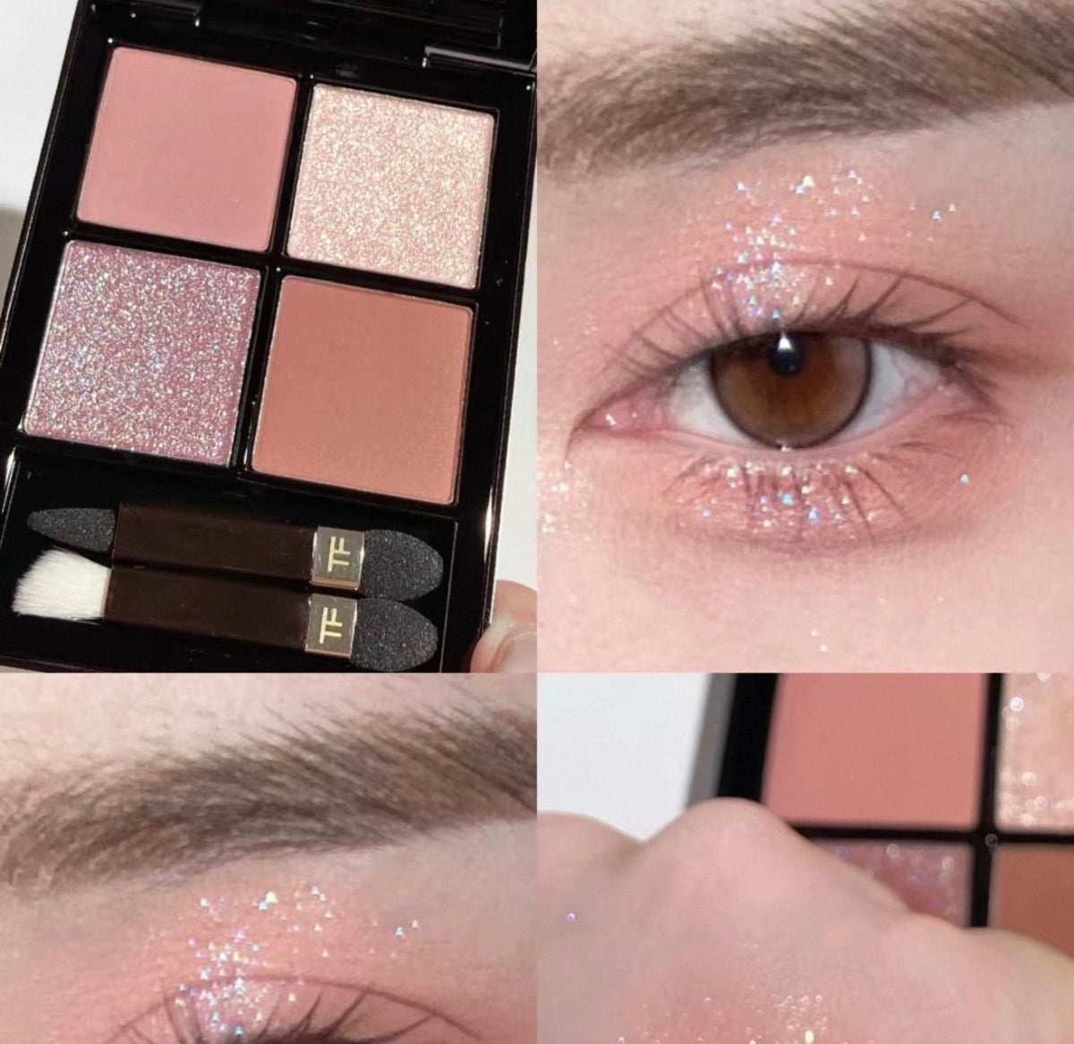 TOMFORD 2026年全新金色T盤 幻魅經典四色眼影盤 11g #29 HEPHORIC ROSE 幻音玫瑰