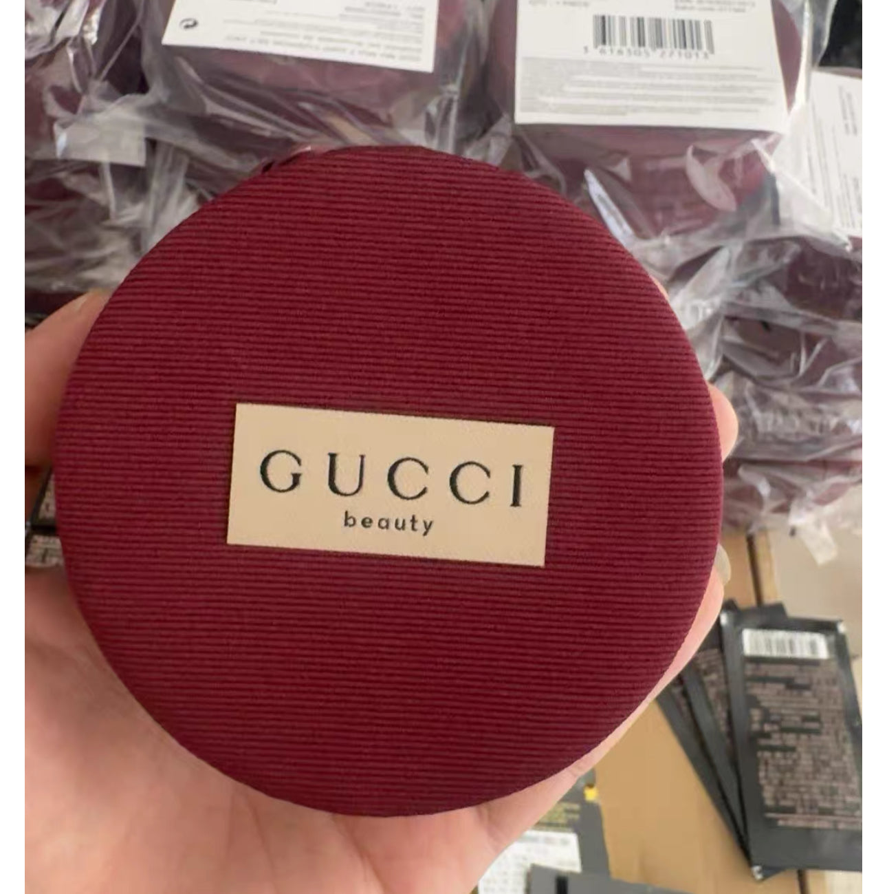 Gucci 古馳 安可拉紅便攜化妝包