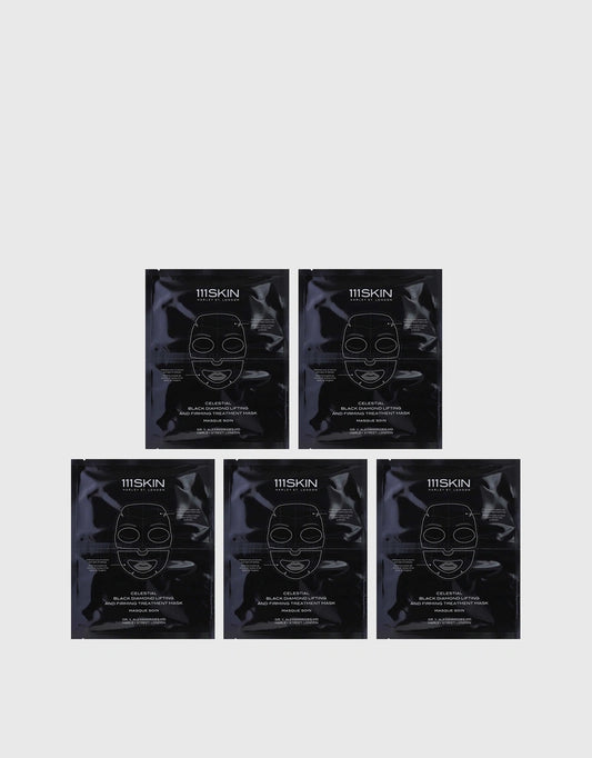 111SKIN Celestial Black Diamond Lifting and Firming Treatment Mask 黑鑽提升緊致面膜 5片