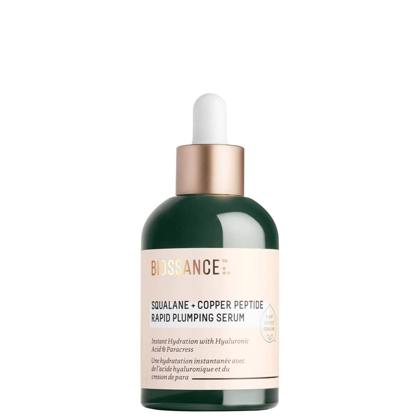 章小蕙推薦 BIOSSANCE Squalane and Copper Peptide Rapid Plumping Serum 藍銅勝肽角鯊烷精華 50ml