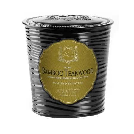 AQUIESSE 香氛蠟燭 Bamboo Teakwood 竹柚木 鐵皮杯 312g - La Fée Beauty