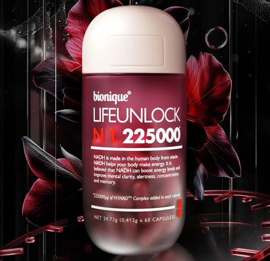 澳洲 Bio-E Bionique 密碼一號 細胞逆轉NAD+膠囊 60粒+送8粒 - La Fée Beauty