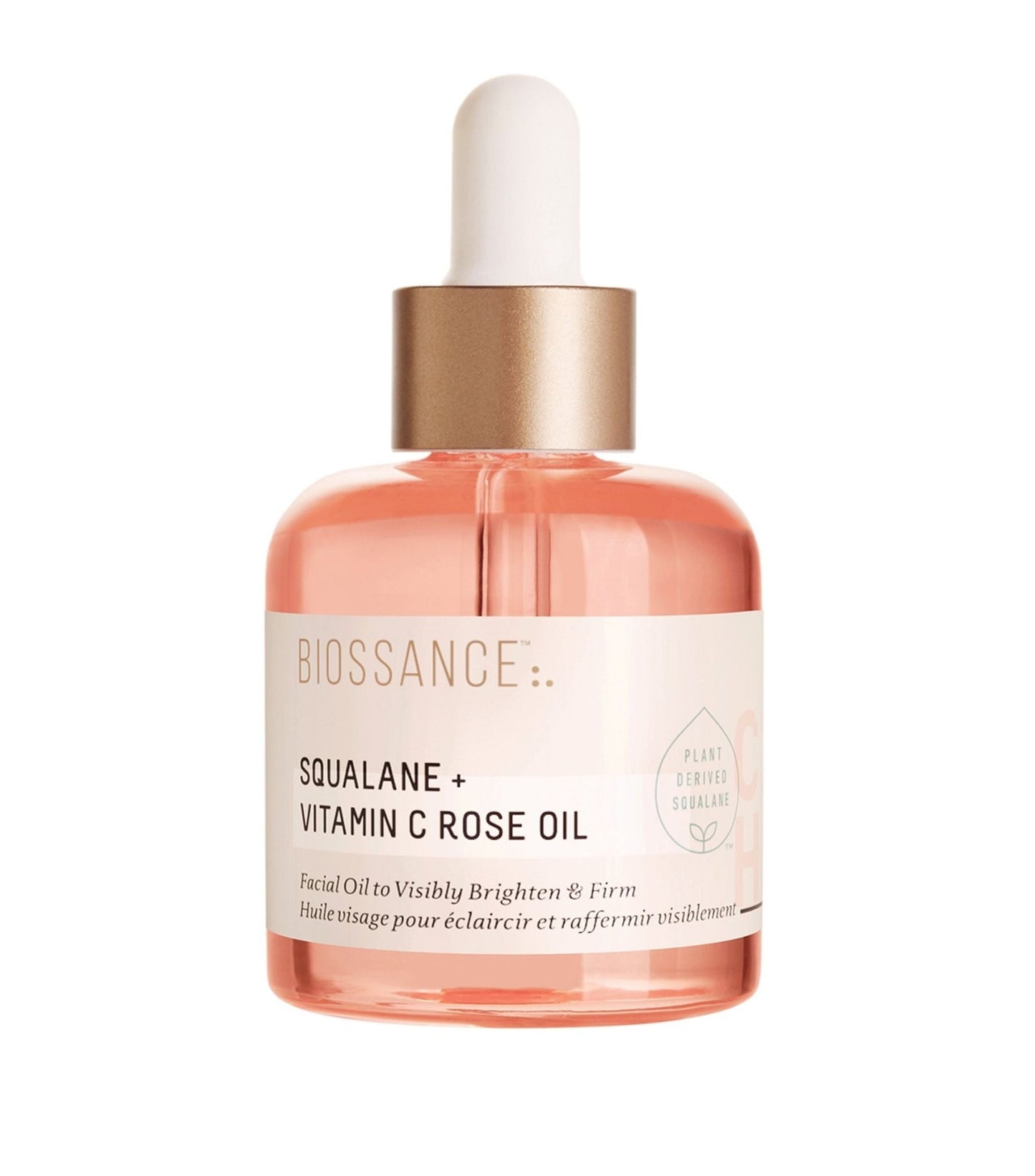章小蕙推薦 BIOSSANCE Squalane and Vitamin C Rose Oil 角沙烷VC玫瑰精華油 30ml - La Fée Beauty