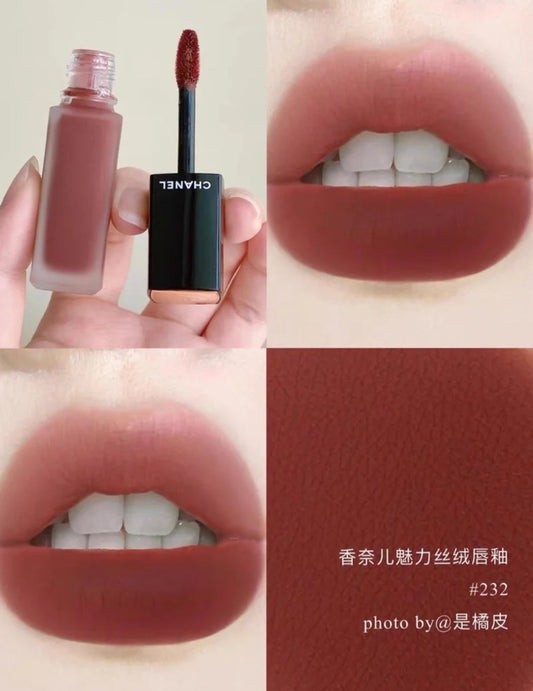 CHANEL 香奈兒 24秋冬限定 絲絨唇釉 232 酷炫暖棕 RENVERSANTE - La Fée Beauty