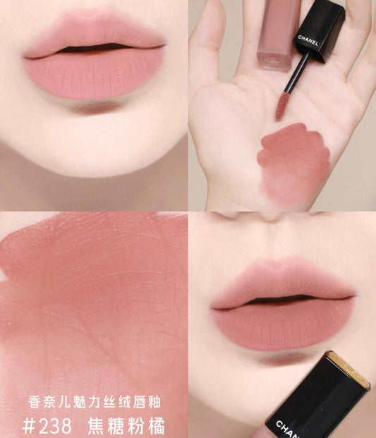 CHANEL 香奈兒 ROUGE ALLURE LIQUID VELVET 緞光柔滑唇釉 238 - ÉMOTIVE 6ml - La Fée Beauty