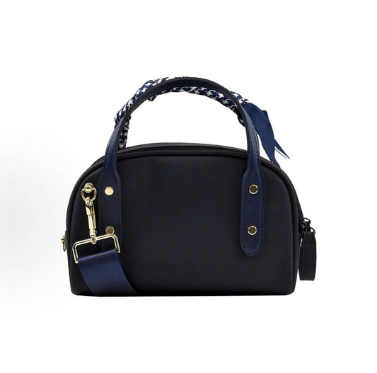 Dior 迪奧 Boutique Makeup Bag / Cosmetic Bag Remake & Customization 專櫃最新款 寶藍色防水雙拉鏈化妝袋 改裝訂製 - La Fée Beauty