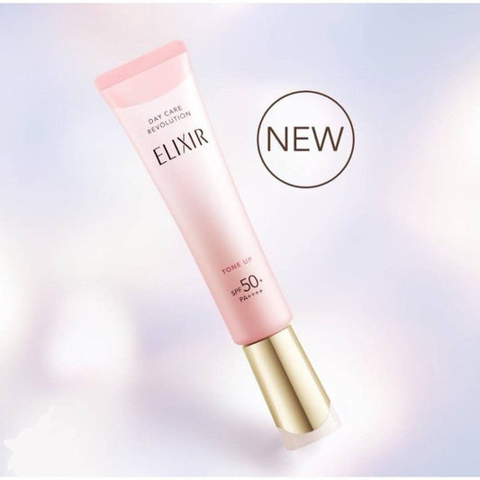 ELIXIR 怡麗絲爾 Day Care Revolution Tone Up 調色提亮防曬妝前乳 SPF50+PA++++ 35g - La Fée Beauty