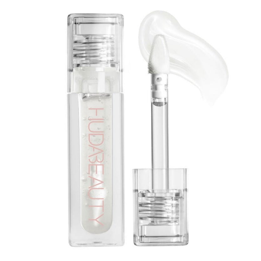 HUDA BEAUTY 新品 FAUX FILLER Extra Shine Lip Gloss 鏡面閃亮唇釉 3.9ml Glassy - La Fée Beauty