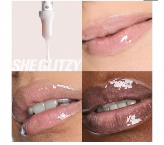 HUDA BEAUTY 新品 FAUX FILLER Extra Shine Lip Gloss 鏡面閃亮唇釉 3.9ml She Glitzy - La Fée Beauty
