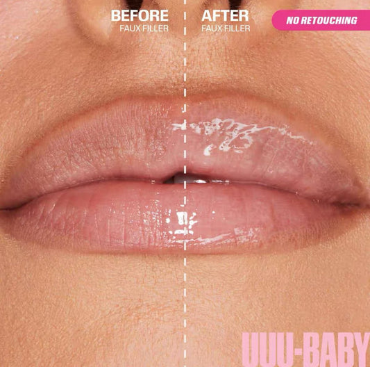 HUDA BEAUTY 新品 FAUX FILLER Extra Shine Lip Gloss 鏡面閃亮唇釉 3.9ml UUU-BABY - La Fée Beauty