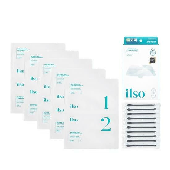 韓國ilso 天然溫和清黑頭粉刺鼻頭貼 5片裝 - La Fée Beauty