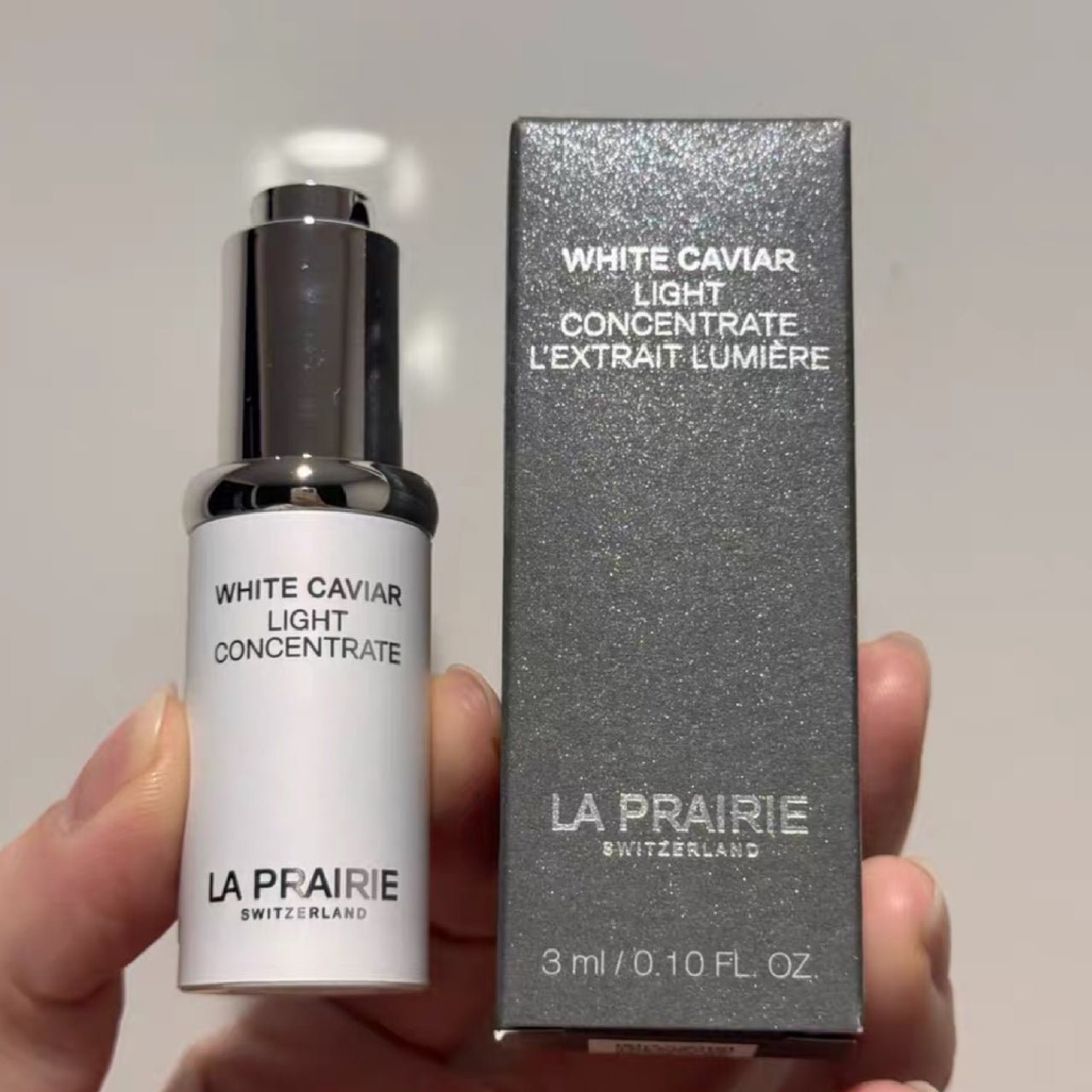 La Prairie 新品 WHITE CAVIAR LIGHT CONCENTRATE 魚子晳白緊緻聚光精萃液 3ml (旅行裝) - La Fée Beauty
