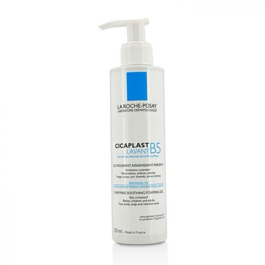 La Roche Posay 理膚泉 B5 Purifying Soothing Foaming GelB5 修復溫和潔膚泡沬啫喱 200ml - La Fée Beauty