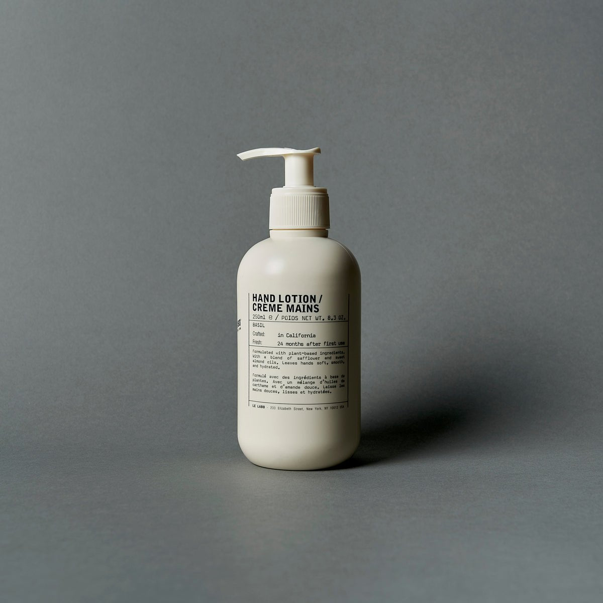 LE LABO HAND LOTION 護手乳 羅勒 250ml - La Fée Beauty