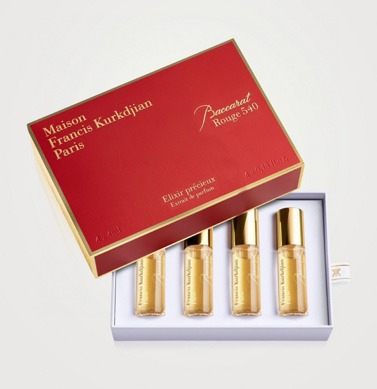 Maison Francis Kurkdjian Paris Baccarat Rouge 540 Extrait de Parfum 水晶之焰典藏香精 4 x 4ml 走珠香水 - La Fée Beauty