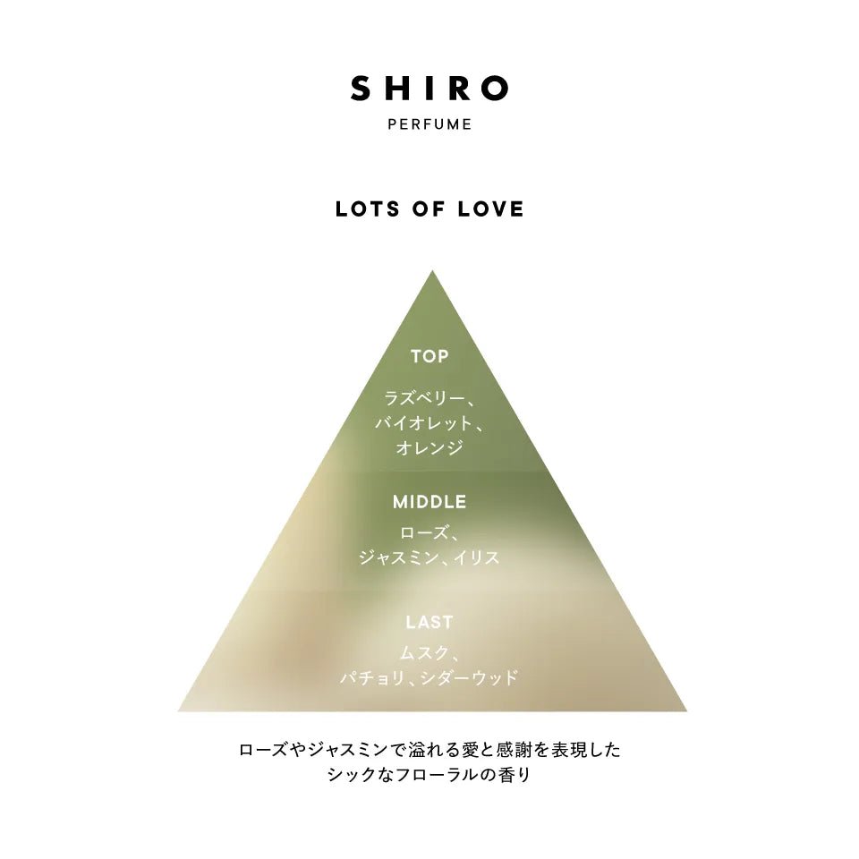 日本 SHIRO 聖誕限定 PERFUME Lots of Love Eau de Parfum 淡香水 50ml - La Fée Beauty