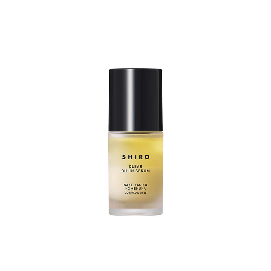 日本 SHIRO 有機品牌 酒粕米糠雙層精華 SAKE KASU & KOMENUKA OIL IN SERUM 30ml - La Fée Beauty