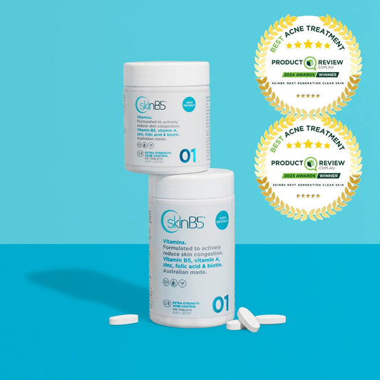 SkinB5 Extra Strength Acne Control Vitamins 特強痤瘡控製片 - La Fée Beauty