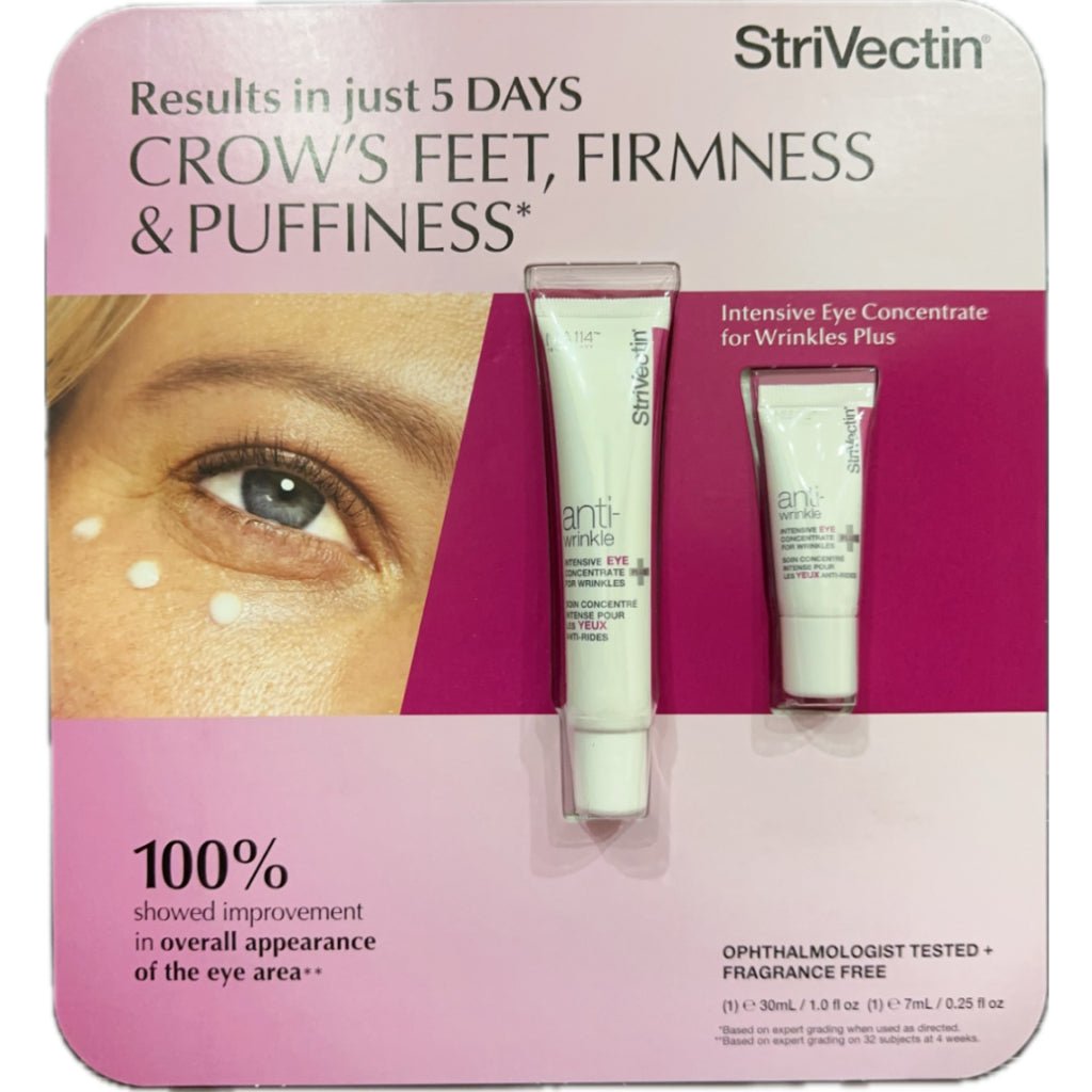 StriVectin 思薇婷 Anti-Wrinkle Intensive Eye Concentrate For Wrinkle Plus 精湛抗皺眼霜 30ml + 7ml - La Fée Beauty