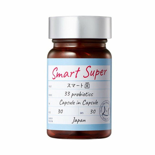 日本 SVELTY 33種類乳酸菌 菌の二重瘦雙重膠囊 Smart Super 30粒 30日份 - La Fée Beauty