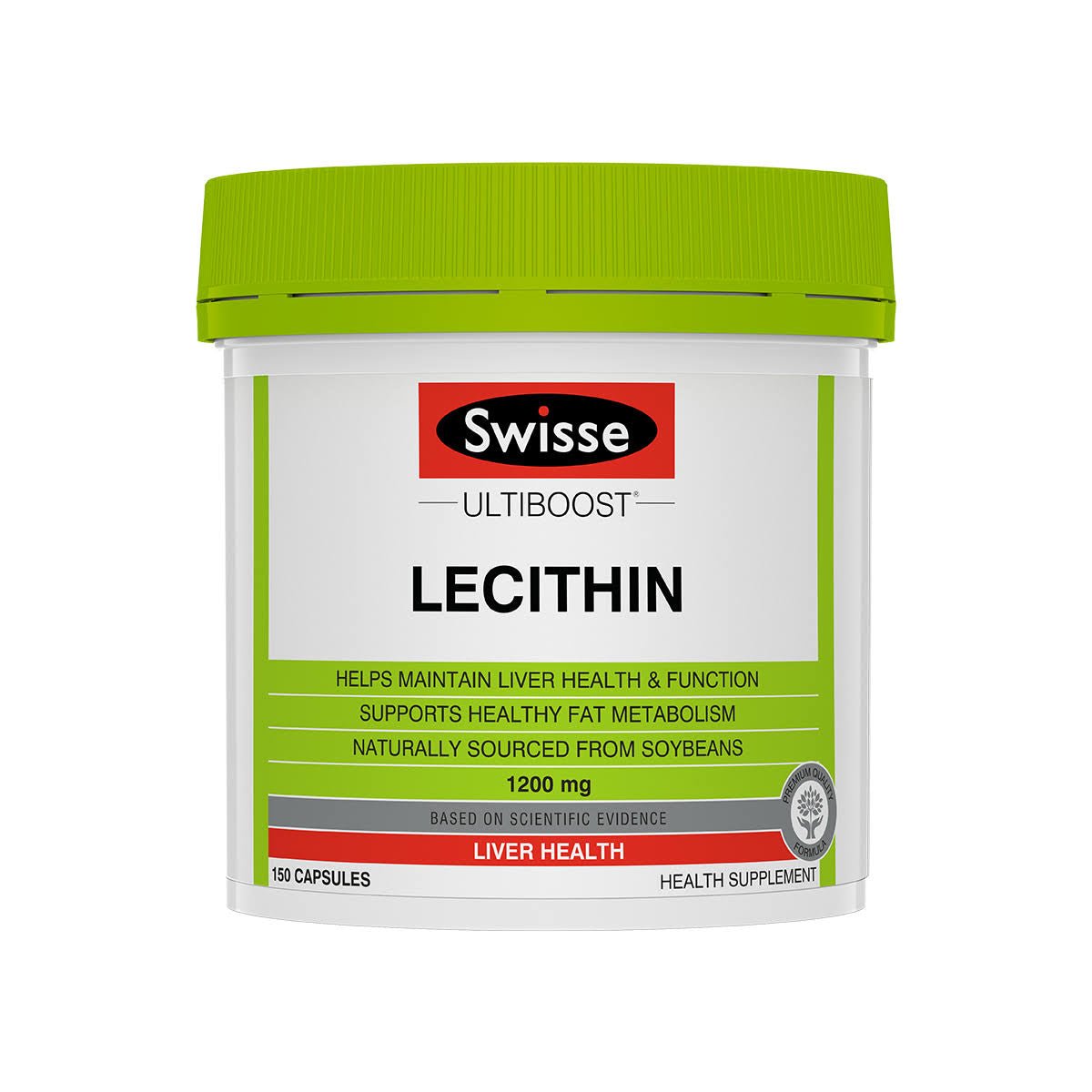 澳洲 Swisse Ultiboost 大豆卵磷脂膠囊 護肝降血糖降三高 150粒 - La Fée Beauty
