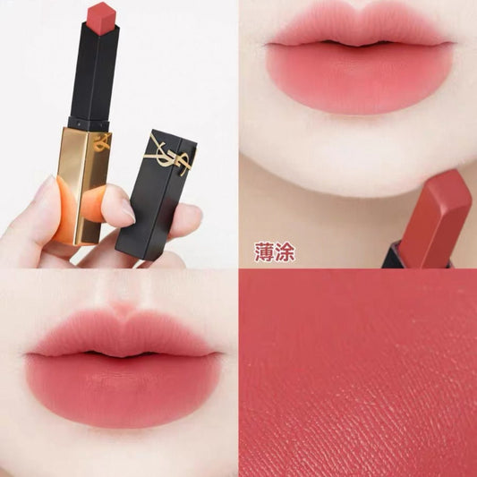 YSL 聖羅蘭 革新浮雕小金條 絕色時尚啞緻唇膏 28 PINK PALACE - La Fée Beauty