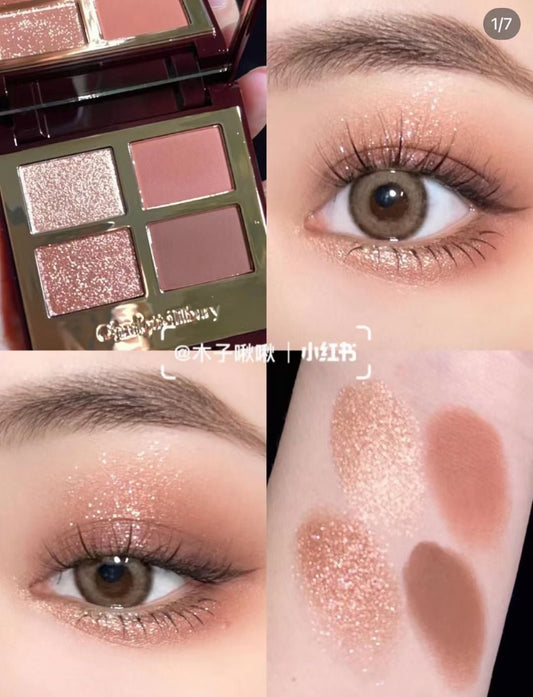 CHARLOTTE TILBURY 四色眼影 LUXURY PALETTE PILLOW TALK DREAMS 5.2g - La Fée Beauty