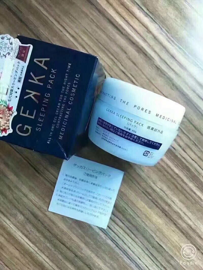 日本 本土版Gekka睡眠面膜 免洗面膜 80g - La Fée Beauty