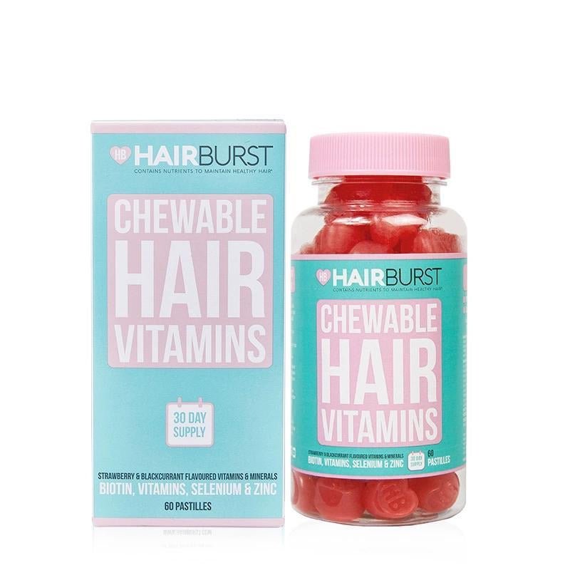 英國 Hairburst 防脫愛心軟糖 護髮促生長生髮維生素60粒 - La Fée Beauty
