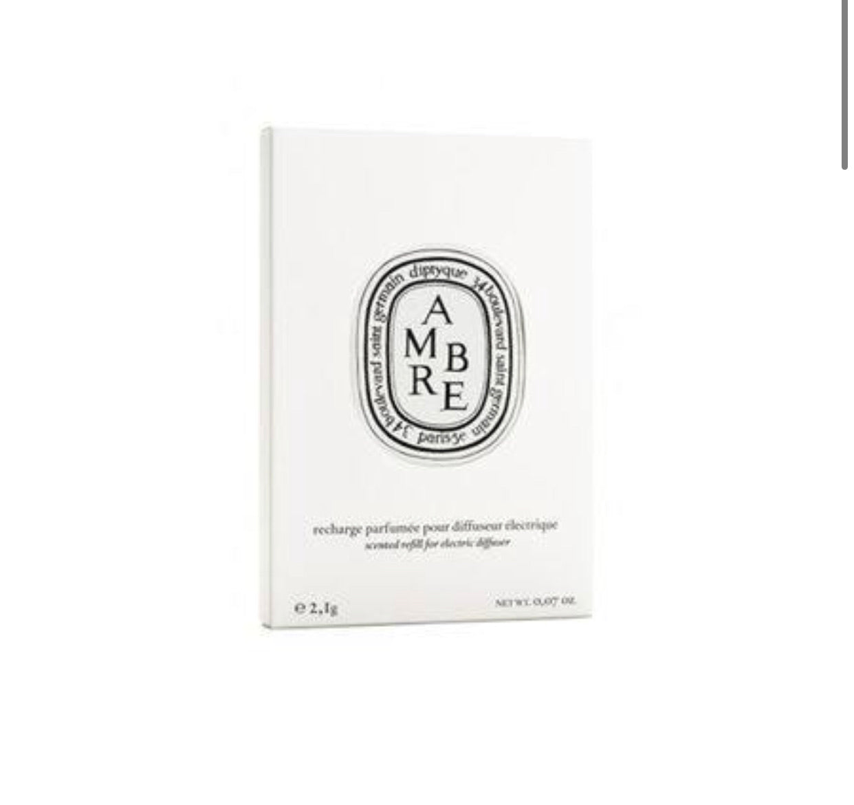DIPTYQUE 電子擴香器香氛補充包 - 琥珀2.1克