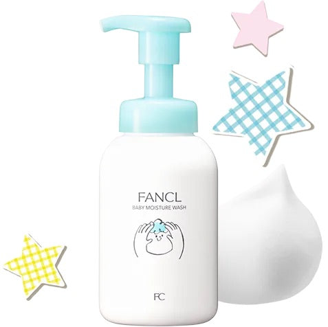 日本 FANCL無添加 嬰幼兒沐浴露+潤膚乳+口水巾禮盒套裝