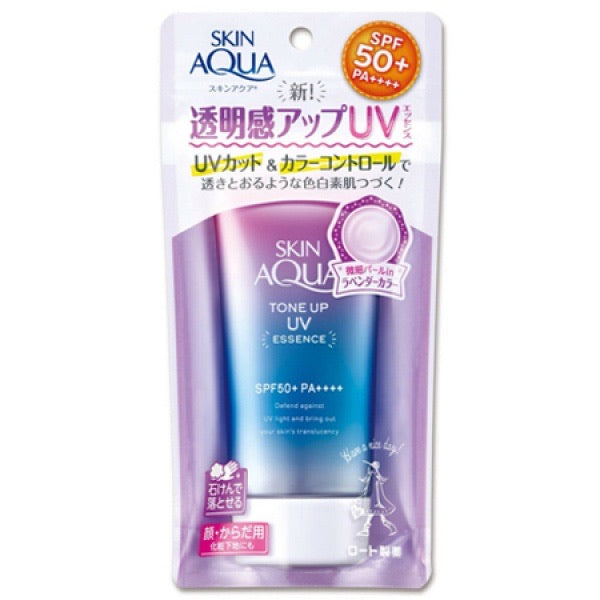 日本 Mentholatum 曼秀雷敦 SKIN AQUA水潤肌柔光透亮飾底凝露80g
