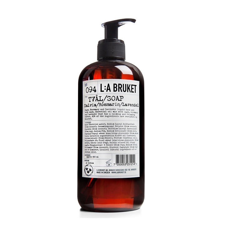 L:A BRUKET N°094鼠尾草/迷迭香薰衣草沐浴液 450ML