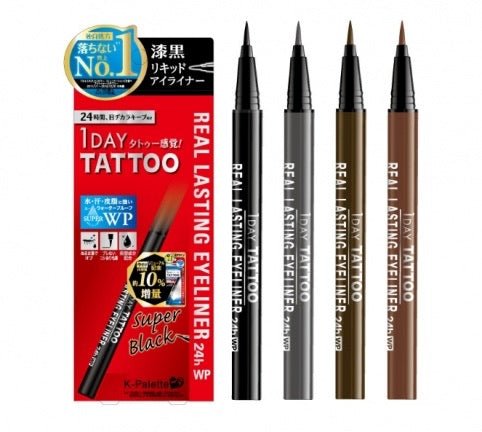 日本K-Palette 1 Day Tattoo Lasting Liquid Eyeliner 持久液體 眼線筆 - La Fée Beauty