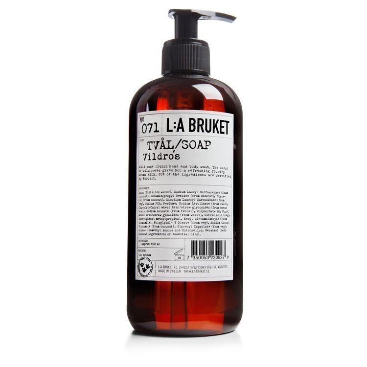 L:A BRUKET N°071 野玫瑰沐浴液 450ML - La Fée Beauty