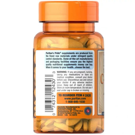 Puritan's Pride 普麗普萊 維生素C-500mg 長效釋放配方 (含生物異黃酮和天然玫瑰果) 100粒 - La Fée Beauty