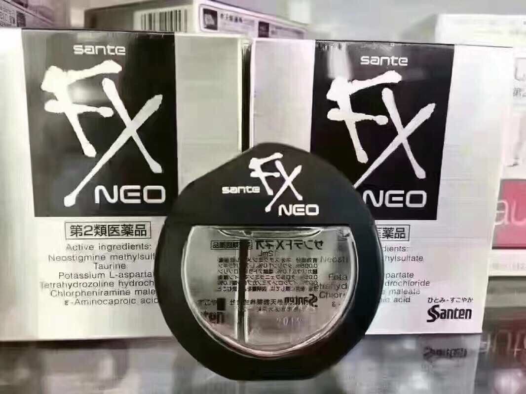 日本SANTEN 參天FX 去紅血絲護眼滴眼液眼藥水 12ml 銀色裝 - La Fée Beauty