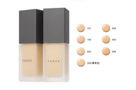 日本 THREE FLAWLESS ETHEREAL FLUID FOUNDATION THREE 凝光水粉霜 30ML - La Fée Beauty