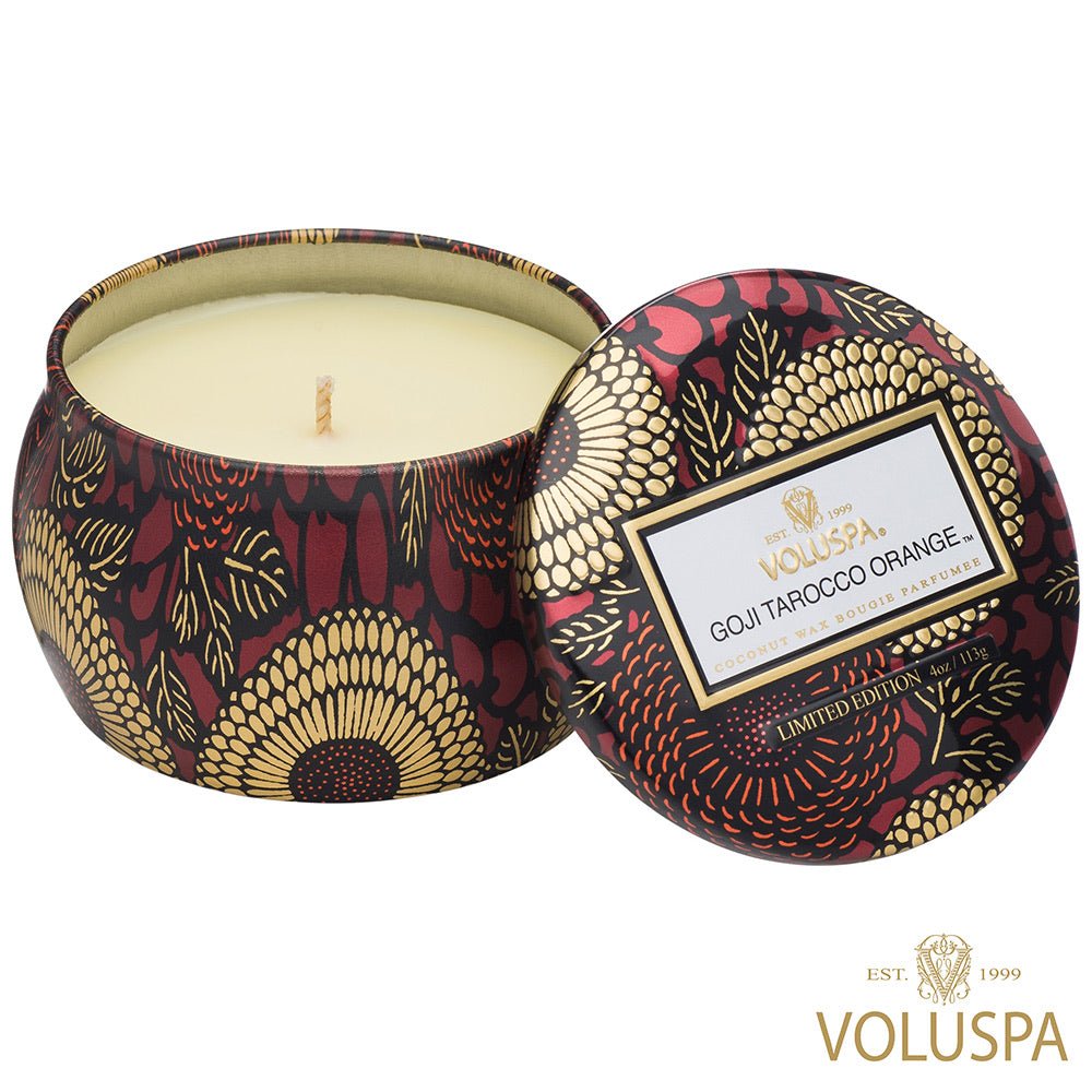 Voluspa | Japonica Goji Tarocco Orange 枸杞黃金紅橙 4oz - La Fée Beauty