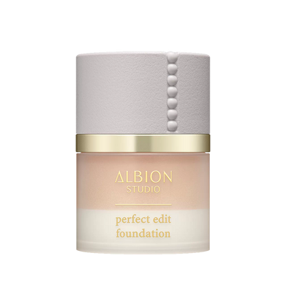 ALBION 奧爾濱 2025年新品 PERFECT EDIT FOUNDATION STUDIO零瑕水光粉底霜 30g