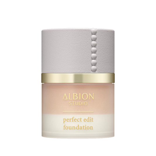 ALBION 奧爾濱 2025年新品 PERFECT EDIT FOUNDATION STUDIO零瑕水光粉底霜 30g