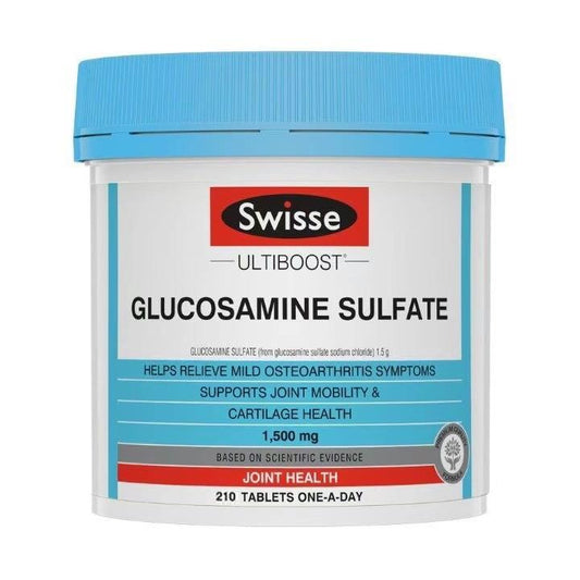 澳洲 Swisse Ultiboost 高濃度葡萄糖胺維骨力關節靈 210粒