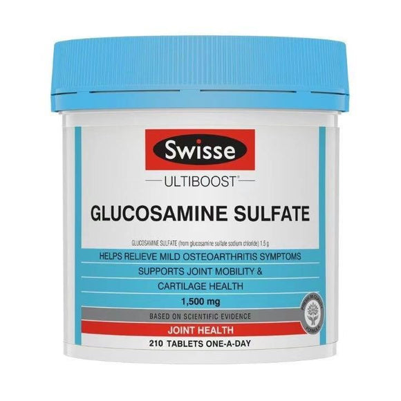 澳洲 Swisse Ultiboost 高濃度葡萄糖胺維骨力關節靈 210粒