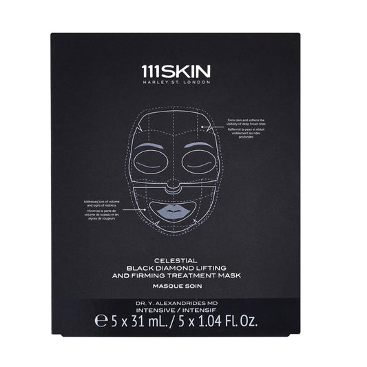 111SKIN Celestial Black Diamond Lifting and Firming Treatment Mask 黑鑽提升緊致面膜 5片 - La Fée Beauty